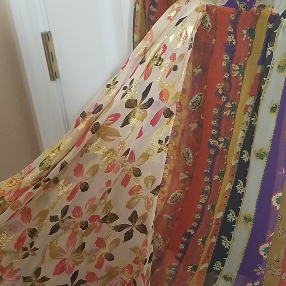 Diane von Furstenberg Silk Multi Pattern Dress 4 - Picture 9 of 16